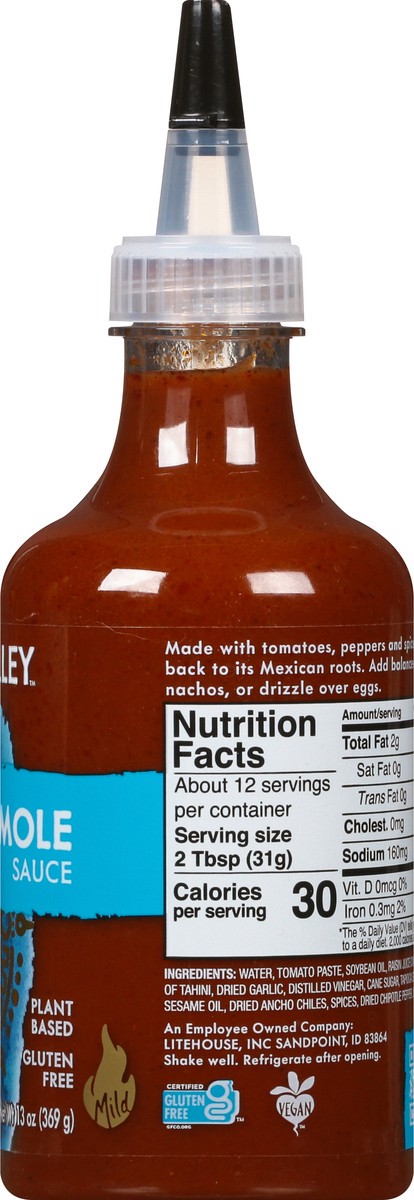 slide 13 of 13, Sky Valley Gluten Free Mild Mole Sauce 13 oz, 13 oz