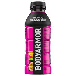 BodyArmor Tropical Passionfruit Electrolyte Sports Drink Bottle, 16 fl oz