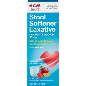 slide 1 of 1, CVS Health Stool Softner Liquid, 8 oz