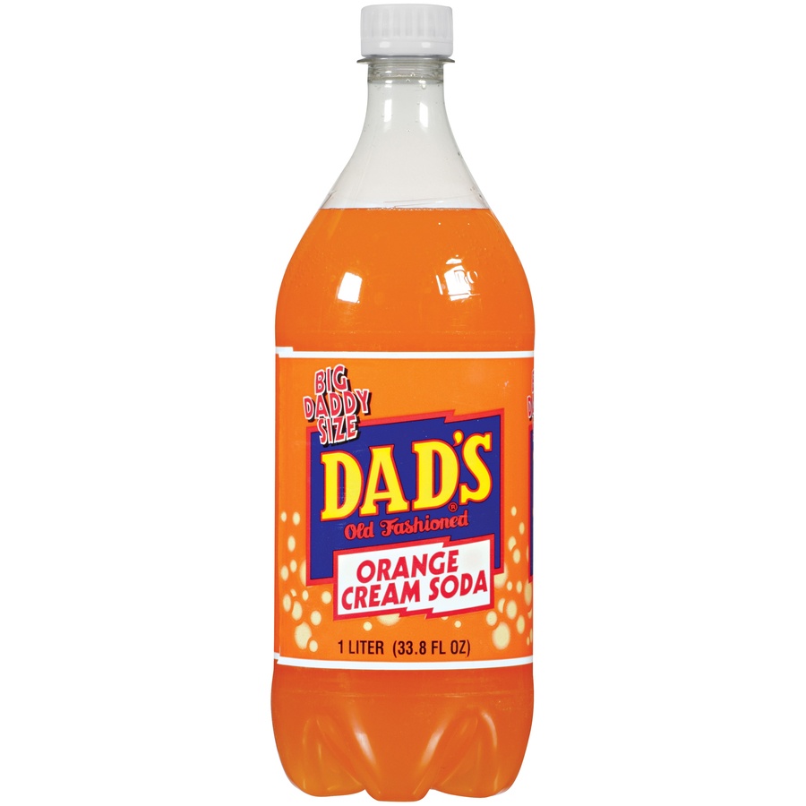 slide 1 of 1, Dad's Orange Cream Soda, 1 liter