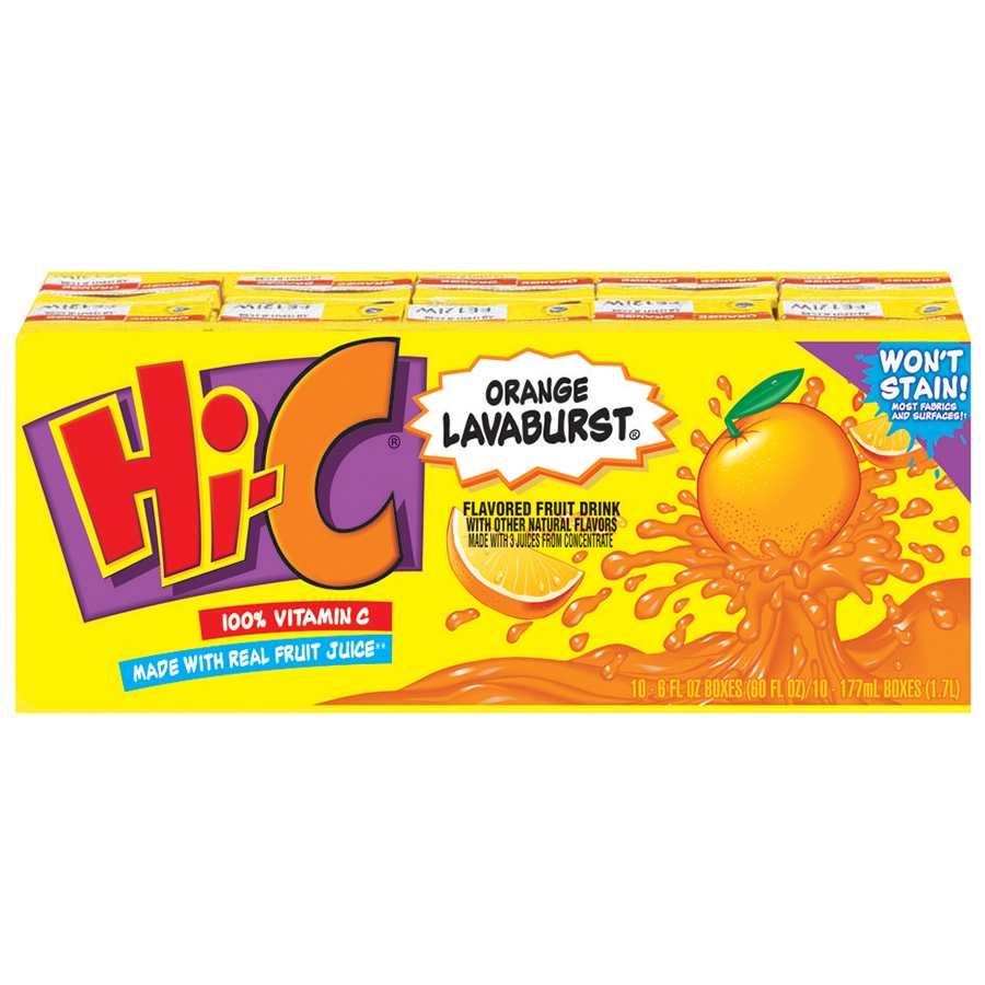 slide 1 of 4, Hi-C Orange Lavaburst - 10 ct; 6 fl oz, 10 ct; 6 fl oz