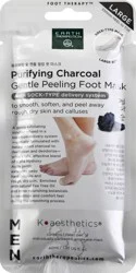 Earth Therapeutics Et Charcoal Peel Foot Mask