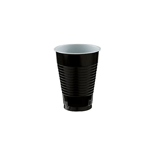 slide 1 of 1, BevMo! Plastic Black Cups 50CT, 18 oz