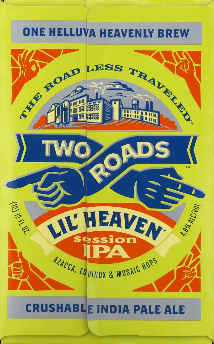 slide 2 of 6, Two Roads Beer, Session IPA, Lil' Heaven, 12 ct; 12 oz
