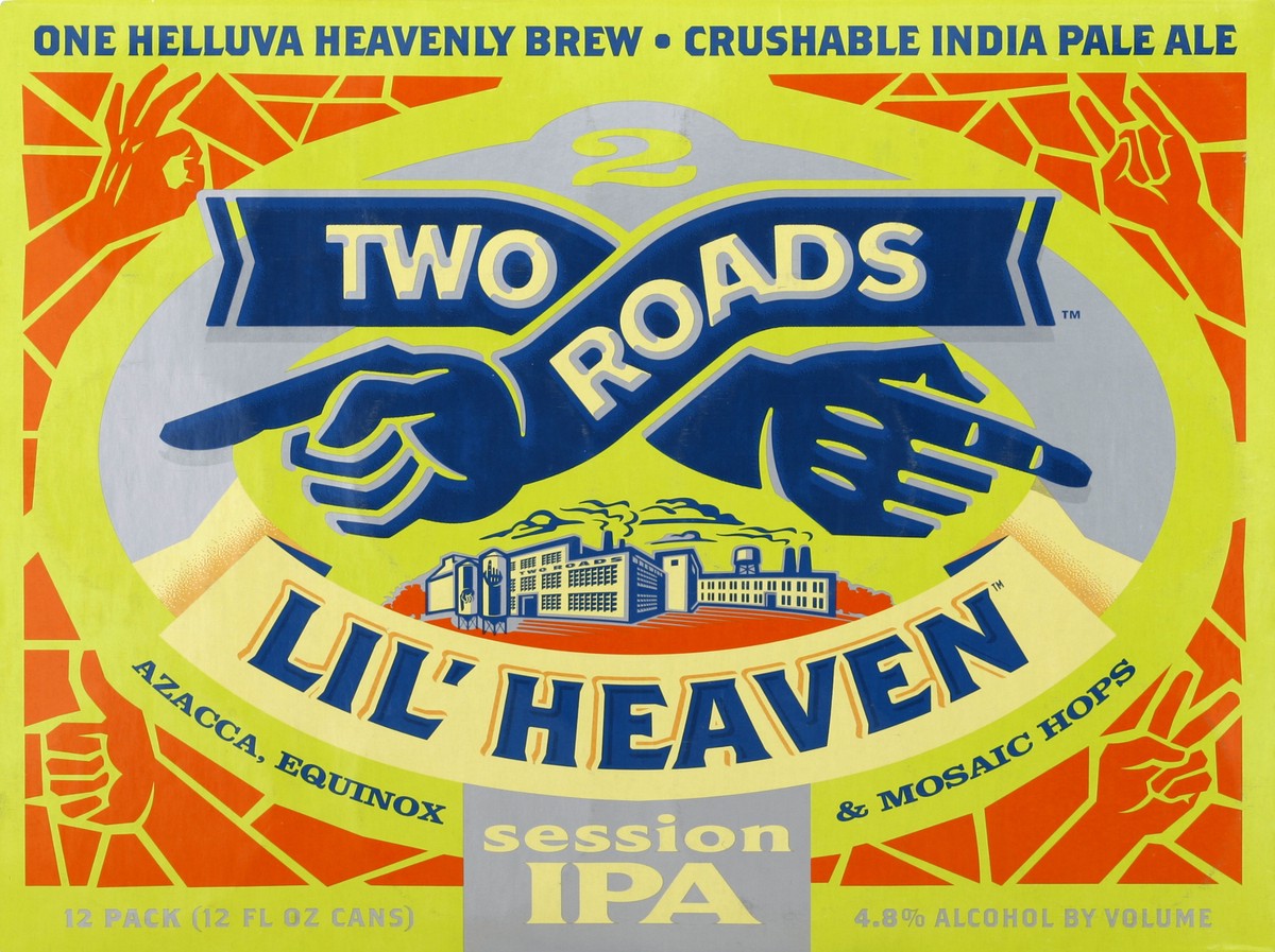 slide 5 of 6, Two Roads Beer, Session IPA, Lil' Heaven, 12 ct; 12 oz
