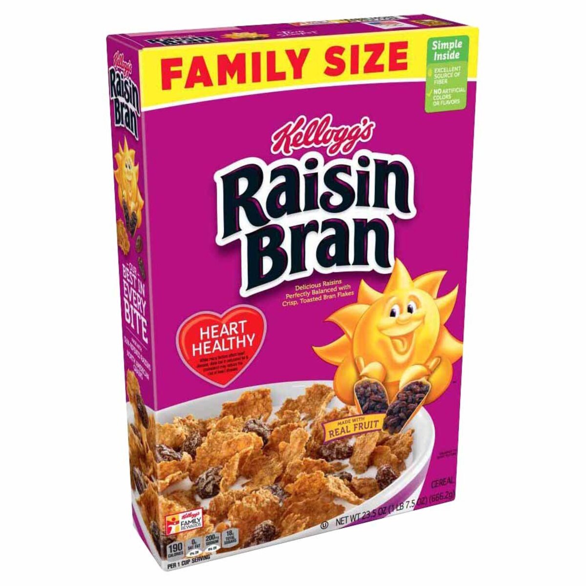 slide 2 of 9, Raisin Bran Breakfast Cereal, 23.5 oz