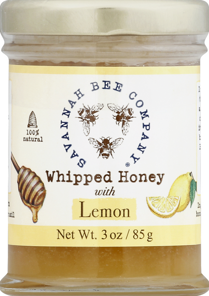 slide 1 of 1, Savannah Bee Honey Whipped W/Lemon, 3 oz