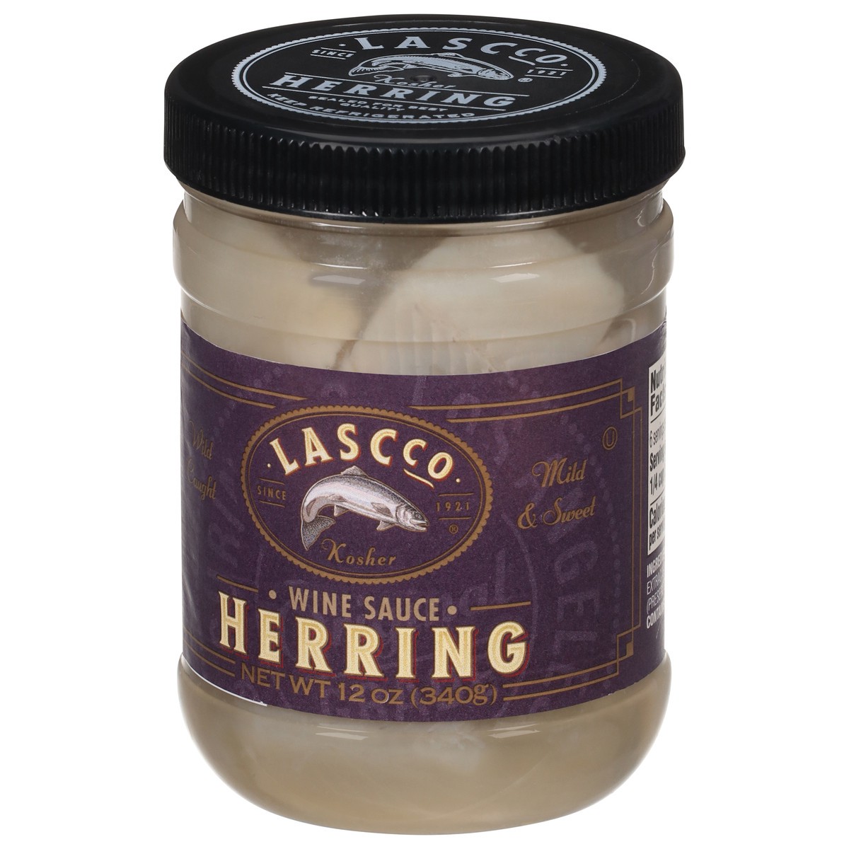 slide 7 of 14, LASCco Wine Sauce Herring 12 oz, 12 oz