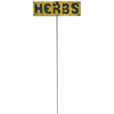 slide 1 of 1, Creative Decor Sourcing Herbs Stake Sign, 1 ct