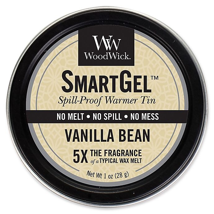 slide 1 of 1, WoodWick SmartGel Vanilla Bean Spill-Proof Warmer Tin, 1 ct