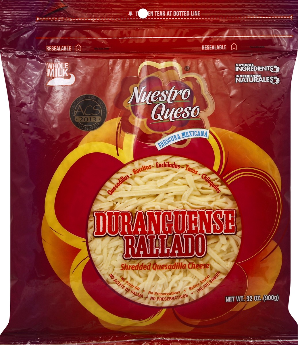 slide 1 of 1, Nuestro Queso Shredded Queso Chihuahua - 32 oz, 32 oz