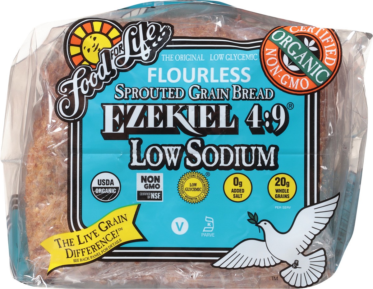 slide 6 of 9, Food for Life Low Sodium Bread Sprouted Grain, 24 oz