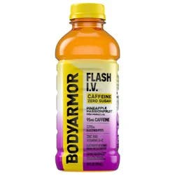 BODYARMOR Flash I.V. Pineapple Passionfruit Zero Sugar Sports Drink, 20 fl oz