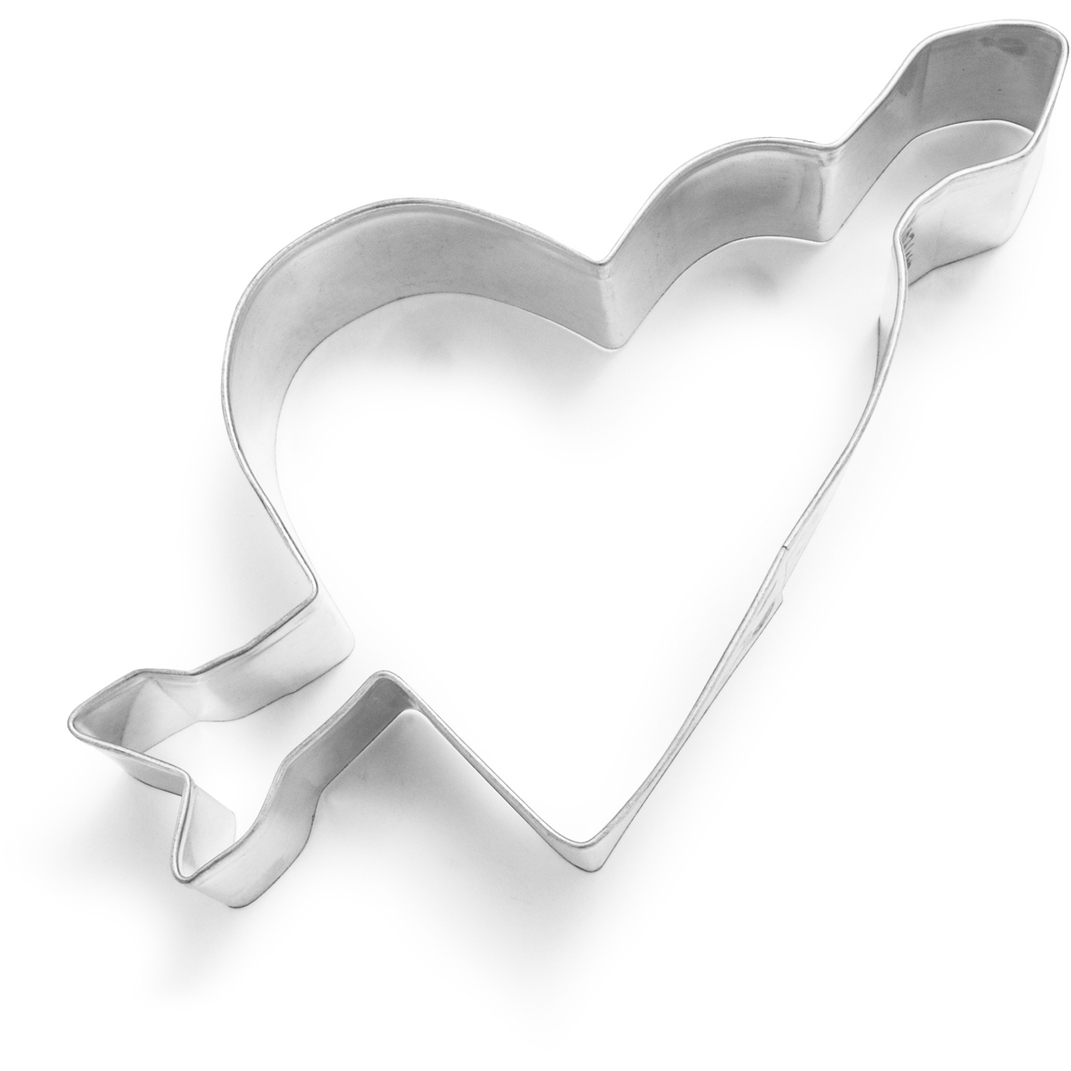 slide 1 of 1, Ann Clark Heart with Arrow Cookie Cutter, 3.5 in