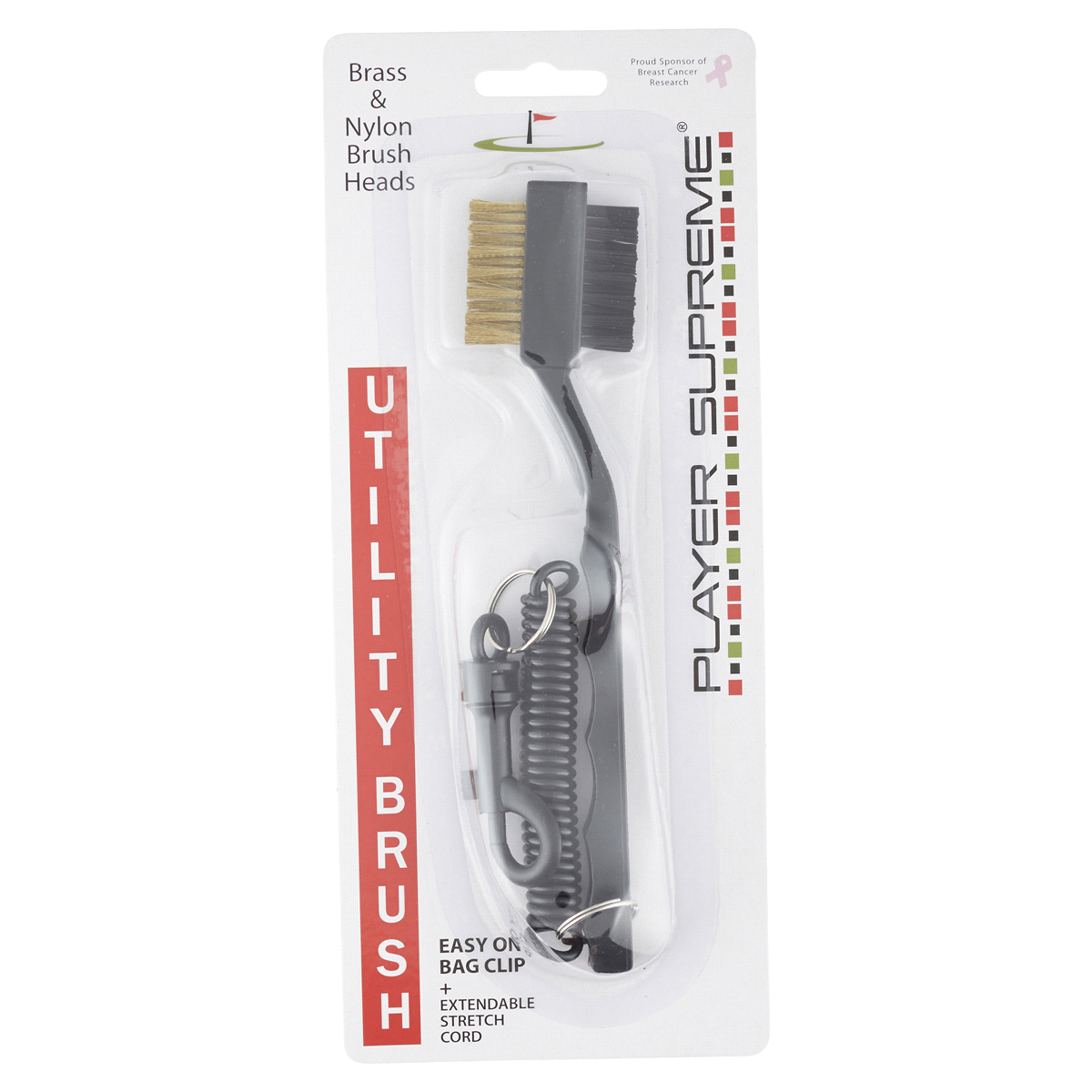 slide 1 of 1, JP Lann Utility Brush with 2' Cord, 1 ct