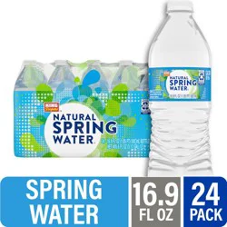 King Soopers Natural Spring Water - 24 ct; 16.9 fl oz