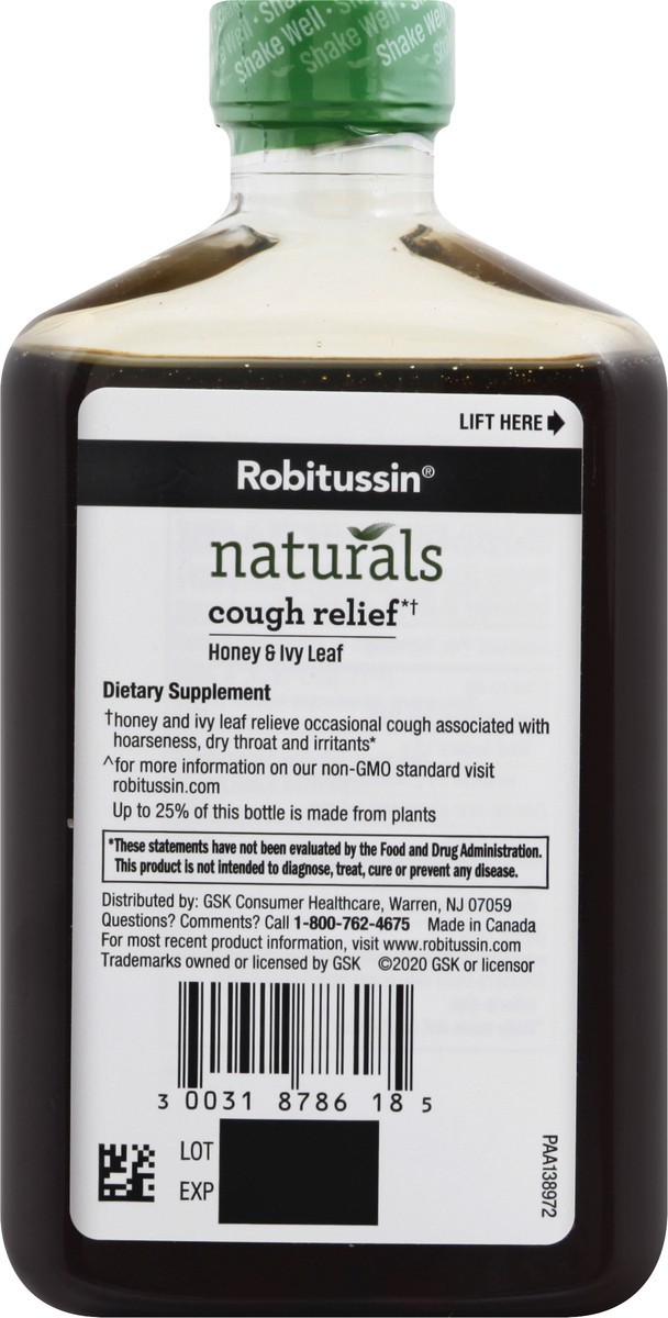 slide 3 of 9, Robitussin Naturals Honey & Ivy Leaf Cough Relief 8.3 oz, 8.3 oz