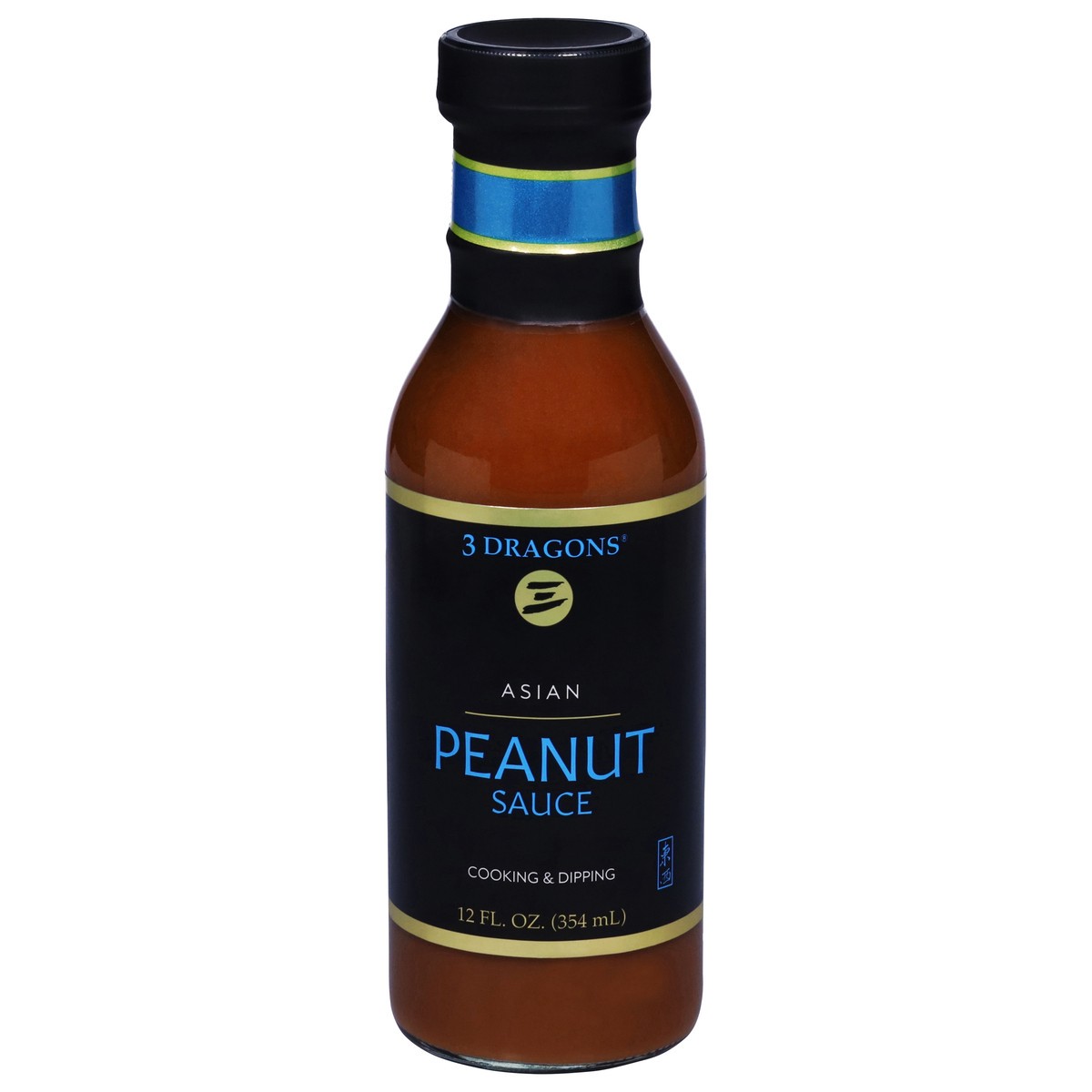 slide 1 of 13, 3 Dragons Asian Peanut Sauce 12 fl oz, 12 fl oz