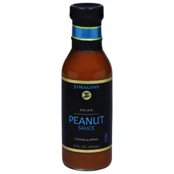 3 Dragons Asian Peanut Sauce 12 fl oz