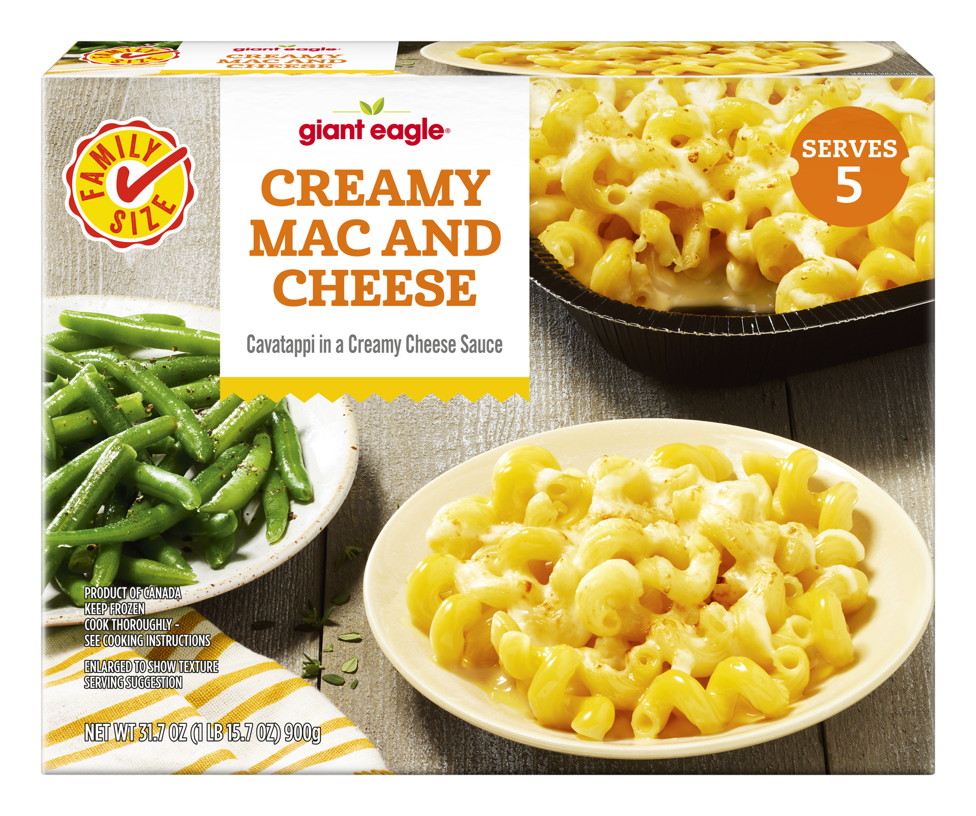 slide 1 of 1, Giant Eagle Creamy Mac And Cheese, 31.7 oz
