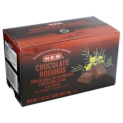 slide 1 of 1, H-E-B Chocolate Rooibus Tea Bags - 20 ct, 20 ct