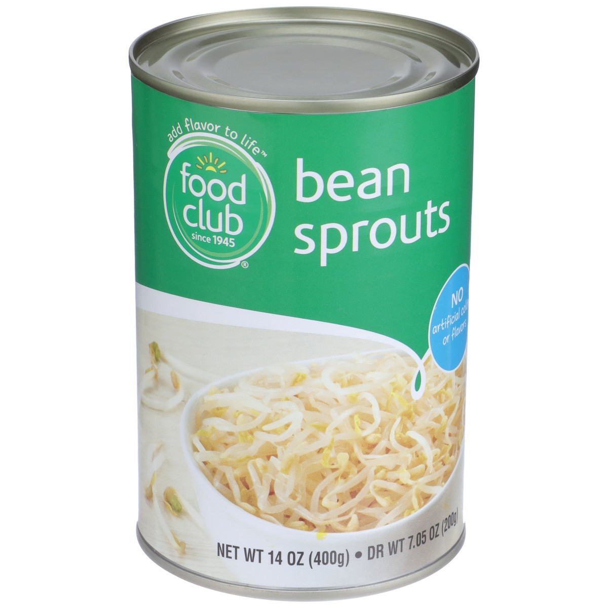 slide 1 of 9, Food Club Bean Sprouts, 14 oz