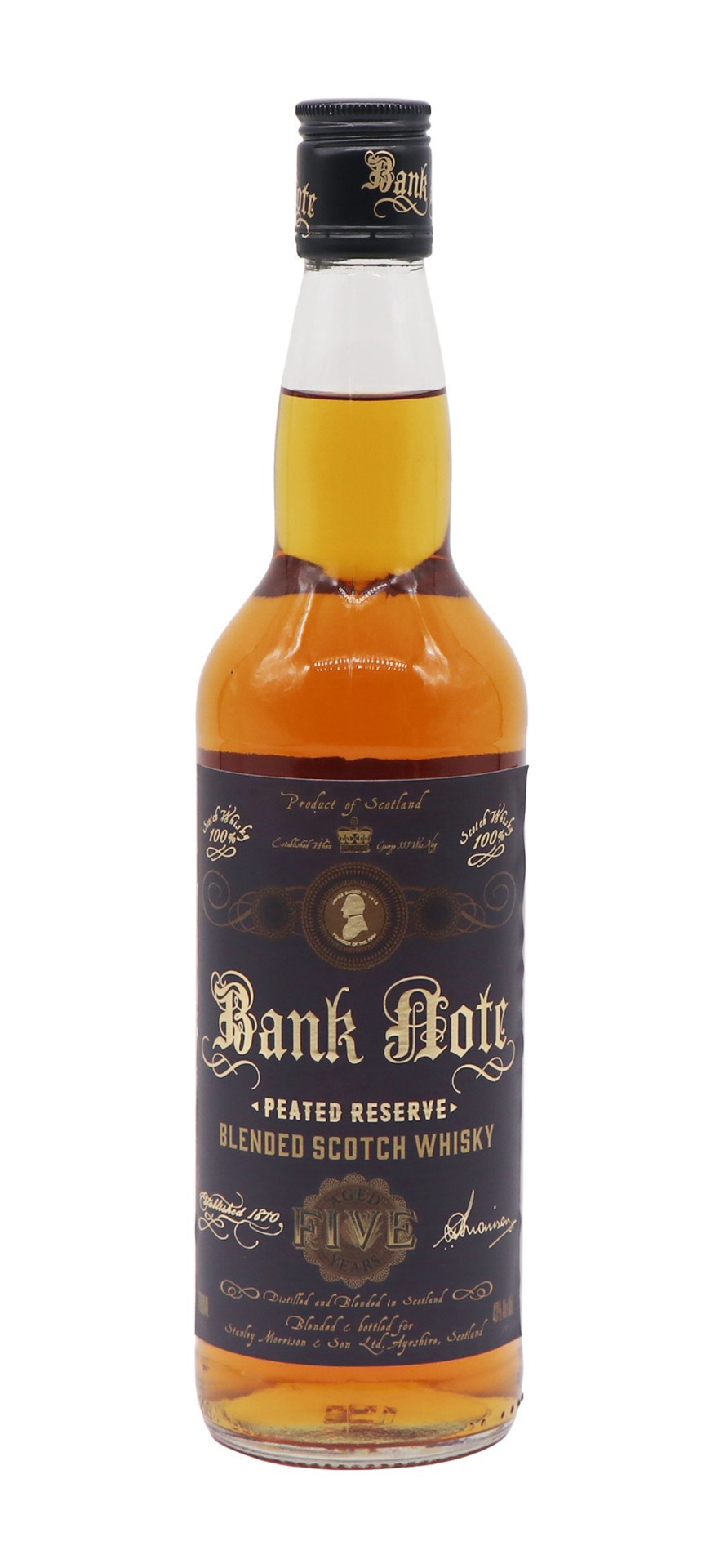slide 1 of 1, Bank Note - Peated 5Yr Scotch, 700 ml