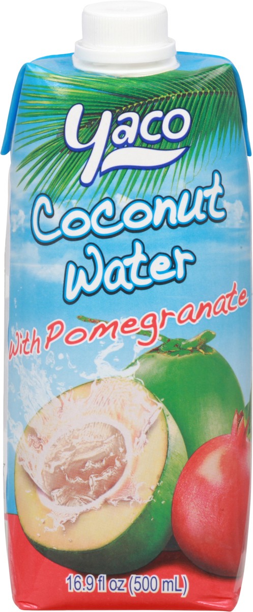 slide 2 of 11, Yaco Coconut Water with Pomegranate 16.9 fl oz, 16.9 oz