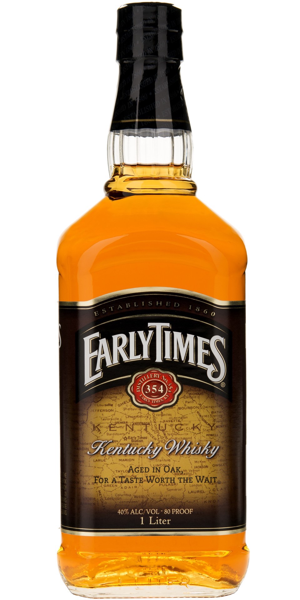slide 1 of 1, Early Times Kentucky Whisky 1l 80 Proof, 1 liter