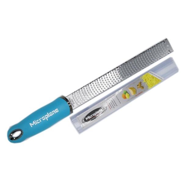 slide 1 of 1, Microplane Premium Series Zester/Grater - Turquoise, 12 in