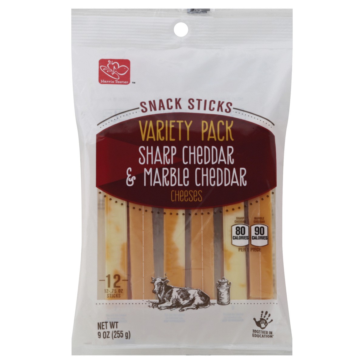 slide 7 of 9, Harris Teeter Sharp Ched Mrbl Cmb Snk Stk, 1 ct