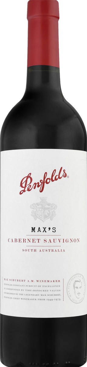 slide 4 of 9, Penfolds Max's South Australia Cabernet Sauvignon Red Wine 750ml, 750 ml