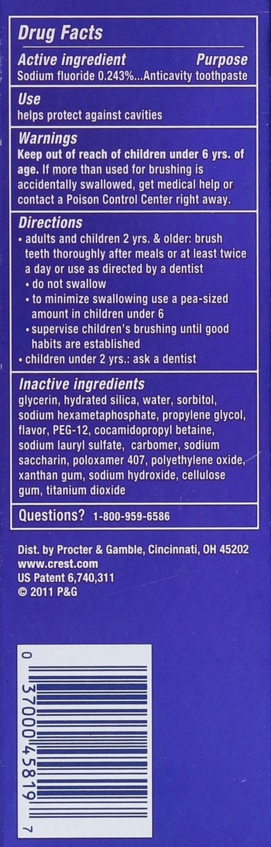 slide 3 of 7, Crest Toothpaste 4.1 oz, 4.1 oz