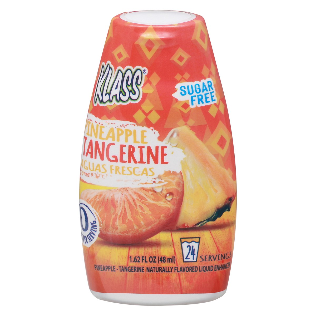 slide 1 of 13, Klass Sugar Free Pineapple Tangerine Aguas Frescas - 1.62 fl oz, 1.62 fl oz