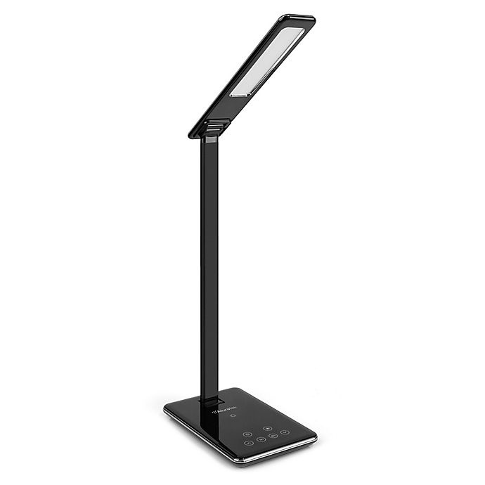 slide 1 of 10, Aluratek Wireless Charging LED Desk Lamp - Black, 1 ct