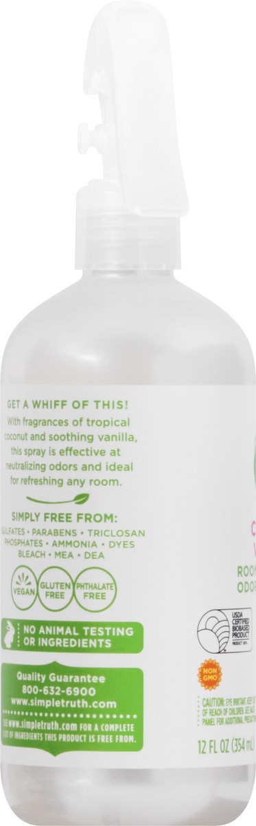 slide 7 of 9, Simple Truth Coconut Vanilla Room Freshener & Odor Neutralizer 12 oz, 12 oz