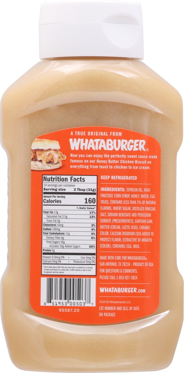 slide 8 of 13, Whataburger Honey Butter Sauce 16 oz, 16 oz