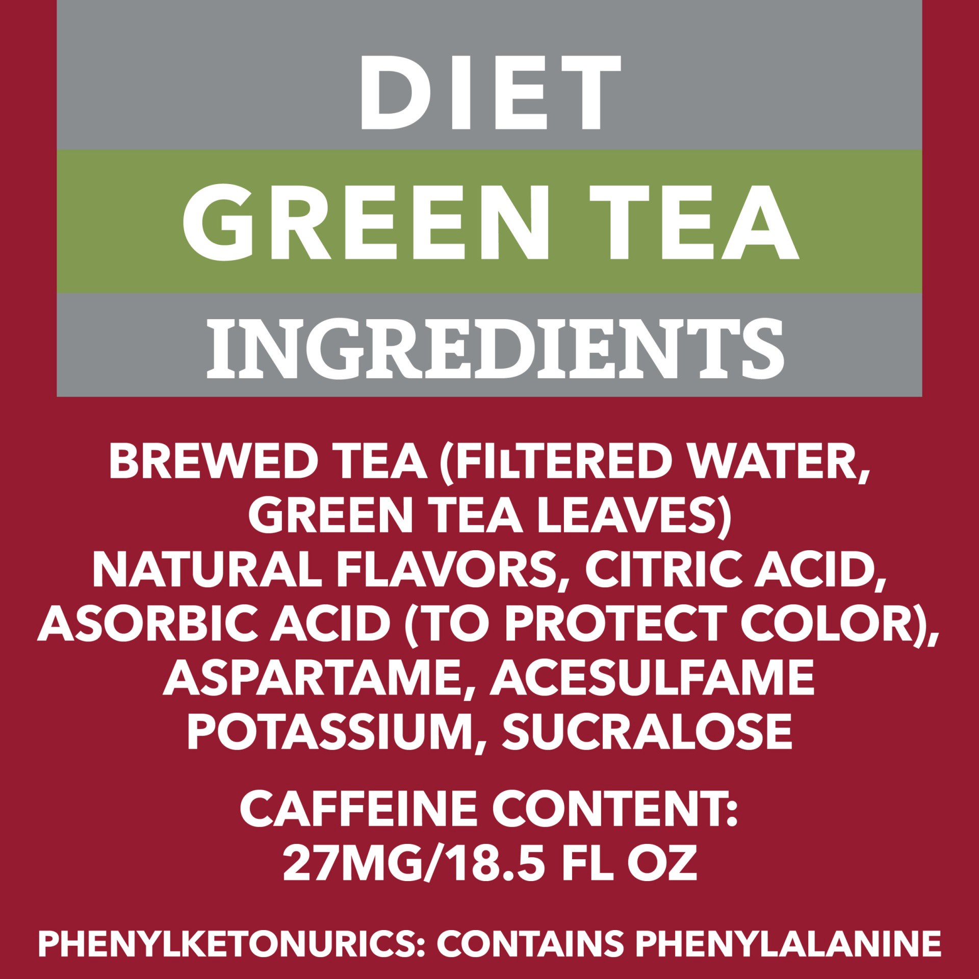 slide 3 of 14, Gold Peak Diet Iced Green Tea Drink, 18.5 fl oz, 18.50 fl oz