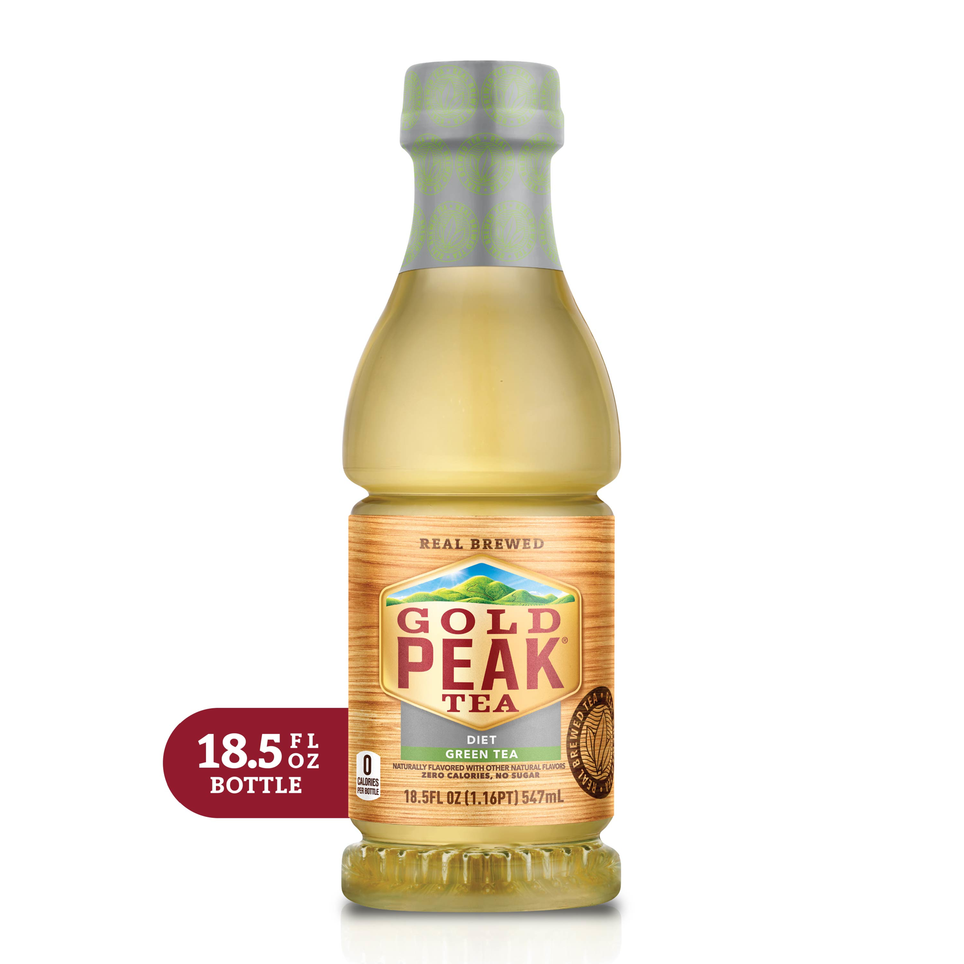 slide 1 of 14, Gold Peak Diet Iced Green Tea Drink, 18.5 fl oz, 18.50 fl oz