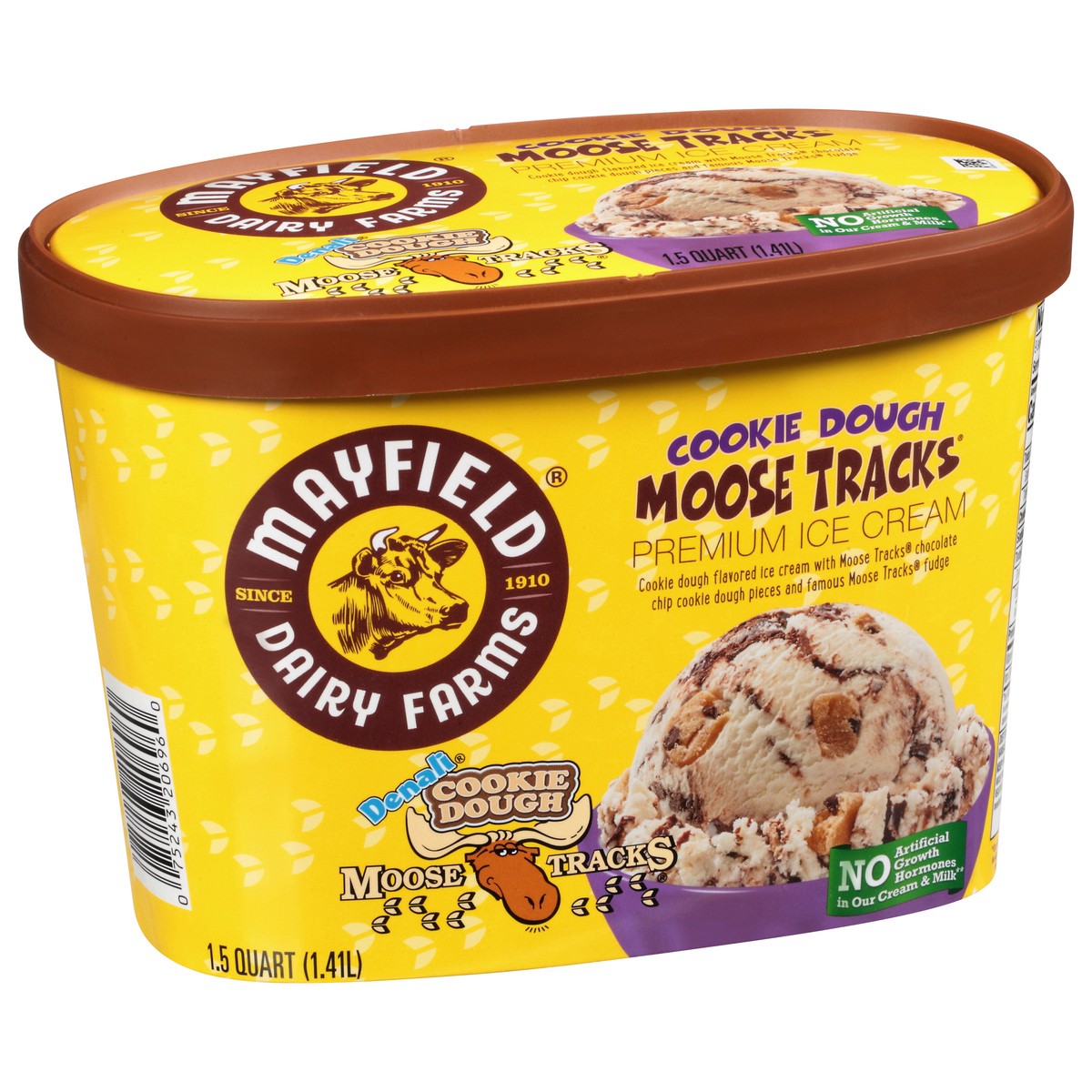 slide 14 of 14, Mayfield Dairy Farms Moose Tracks(R) Cookie Dough Ice Cream 1.5 qt, 1.5 qt
