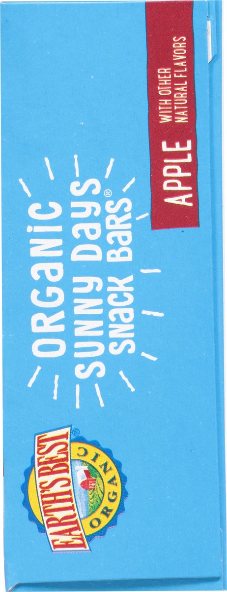 slide 9 of 13, Earth's Best Organic Sunny Days Apple Snack Bars, 4.69 oz