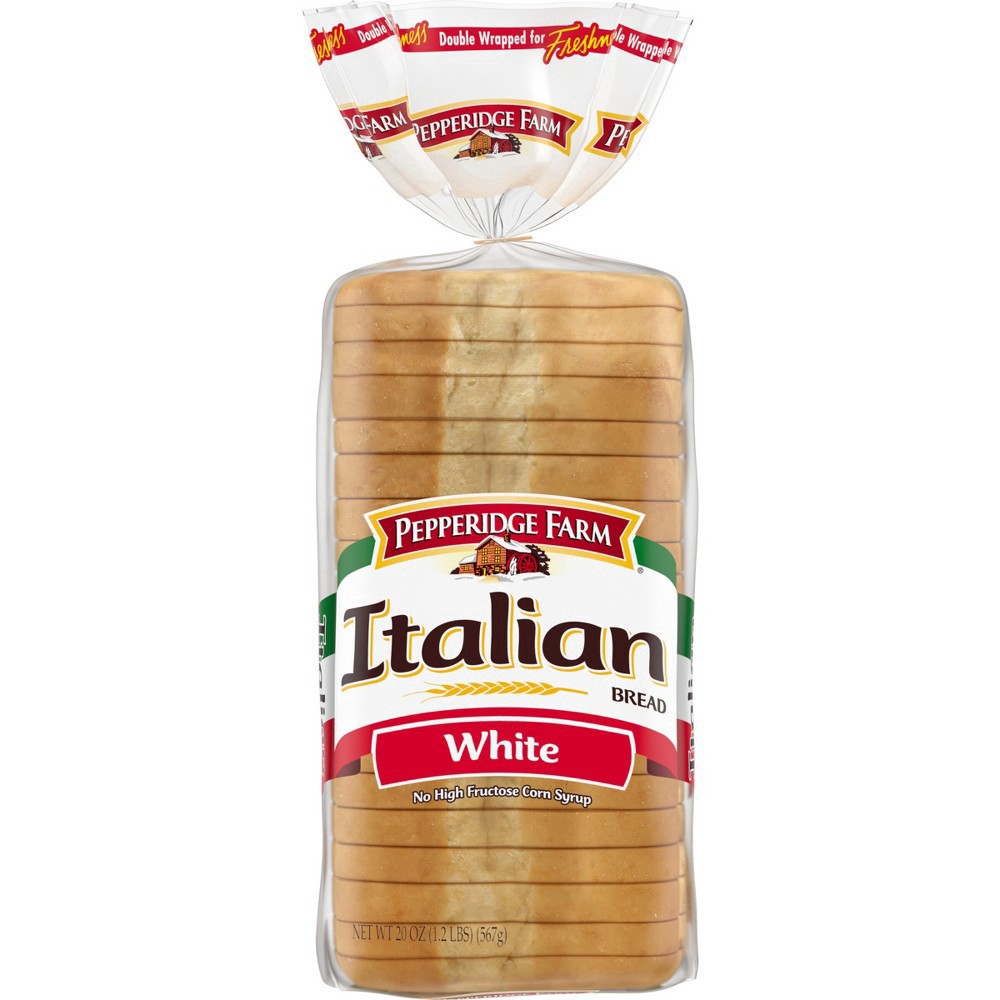 slide 9 of 11, Pepperidge Farm Italian White Seedless Bread, 20 oz. Bag, 20 oz