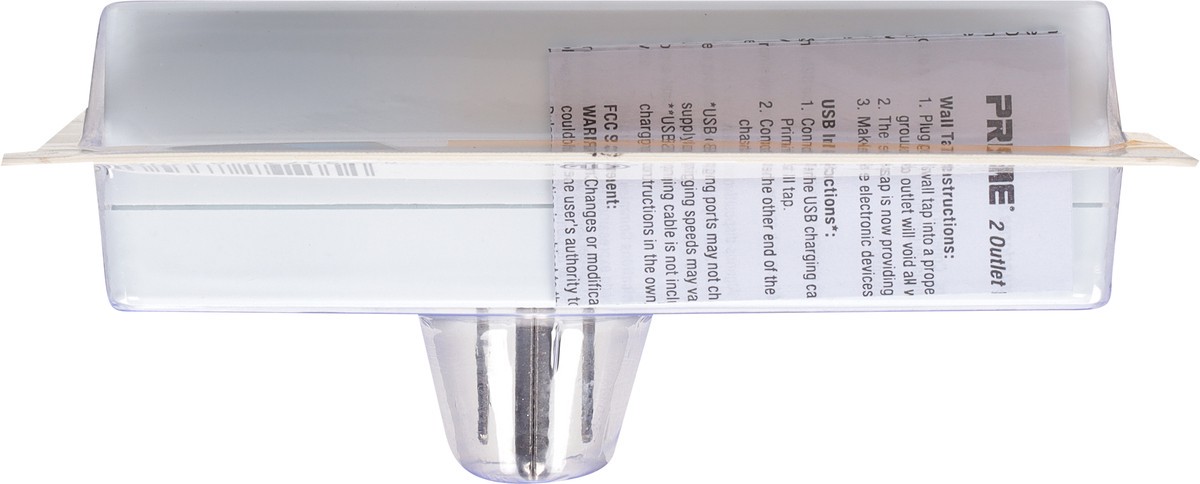 slide 4 of 9, Prime 2outlet 1usb 1usbc - EA, 1 ct