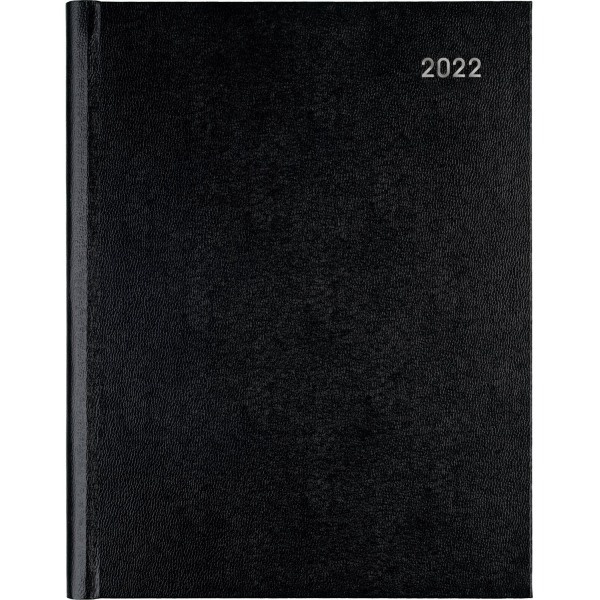 slide 1 of 3, Office Depot Brand Weekly Appointment Book, 8'' X 11'', Black, January To December 2022, Od711000, 8 in
