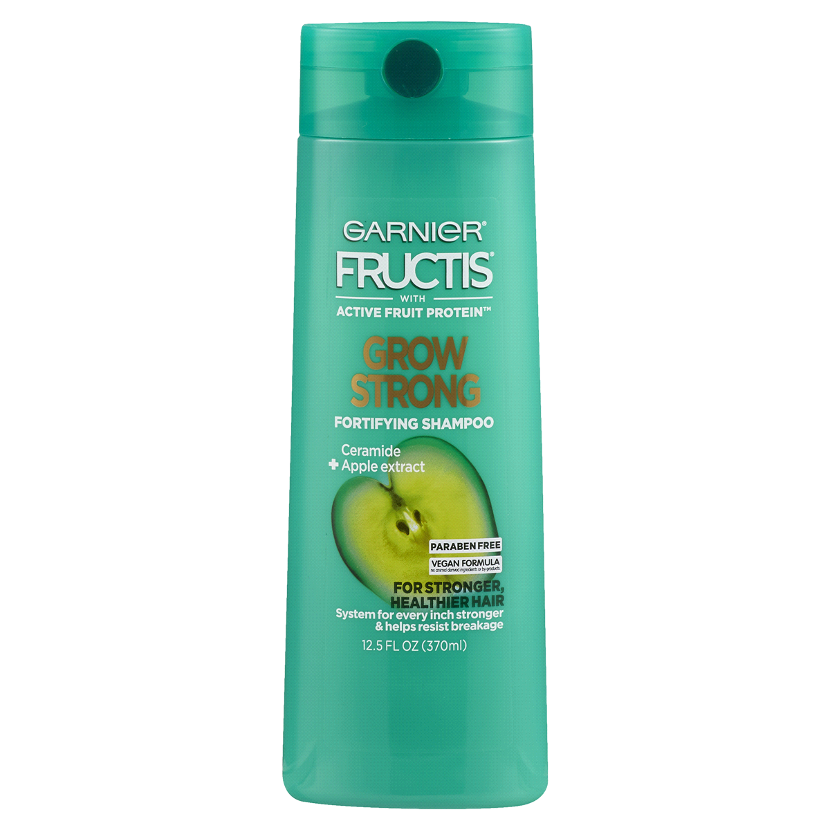 slide 1 of 2, Garnier Grow Strong Fortifying Shampoo with Apple Extract & Ceramide, 12.5 fl oz