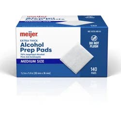 Meijer Extra-Thick Sterile Alcohol Prep Pads
