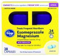 slide 1 of 1, Kroger Esomeprazole Magnesium Acid Reducer 24 Hour Delayed-Release, 28 ct; 20 mg