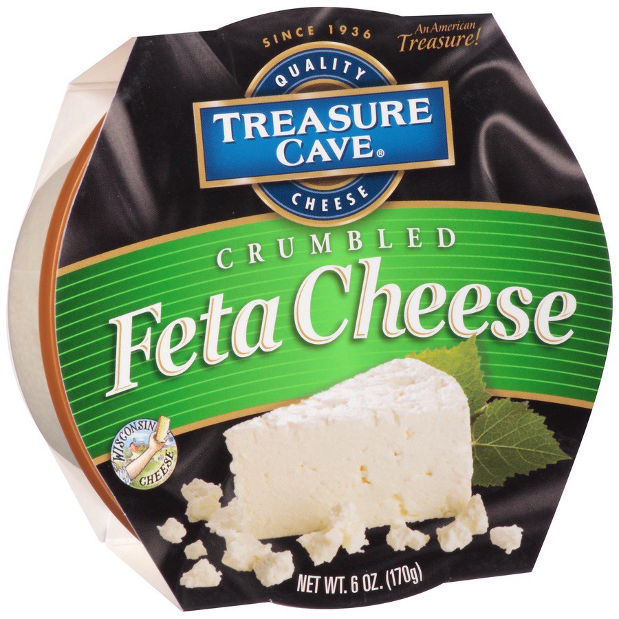 slide 2 of 8, Treasure Cave Crumbled Feta Cheese Cup - 6 Oz, 6 oz