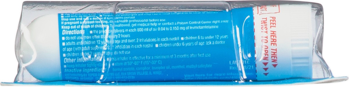 slide 5 of 9, TopCare Health Vapor Inhaler 0.007 oz, 0.01 oz