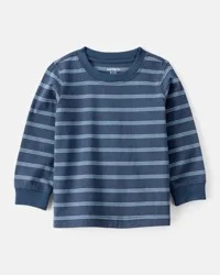 Carter's Baby Boy Striped Long-Sleeve Tee - Navy, 12M